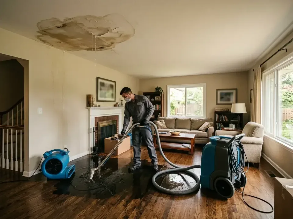 attic-pipe-burst-ceiling-drip-008 — frequently asked questions, Water Damage Restoration & Carpet Care in Woodridge, IL